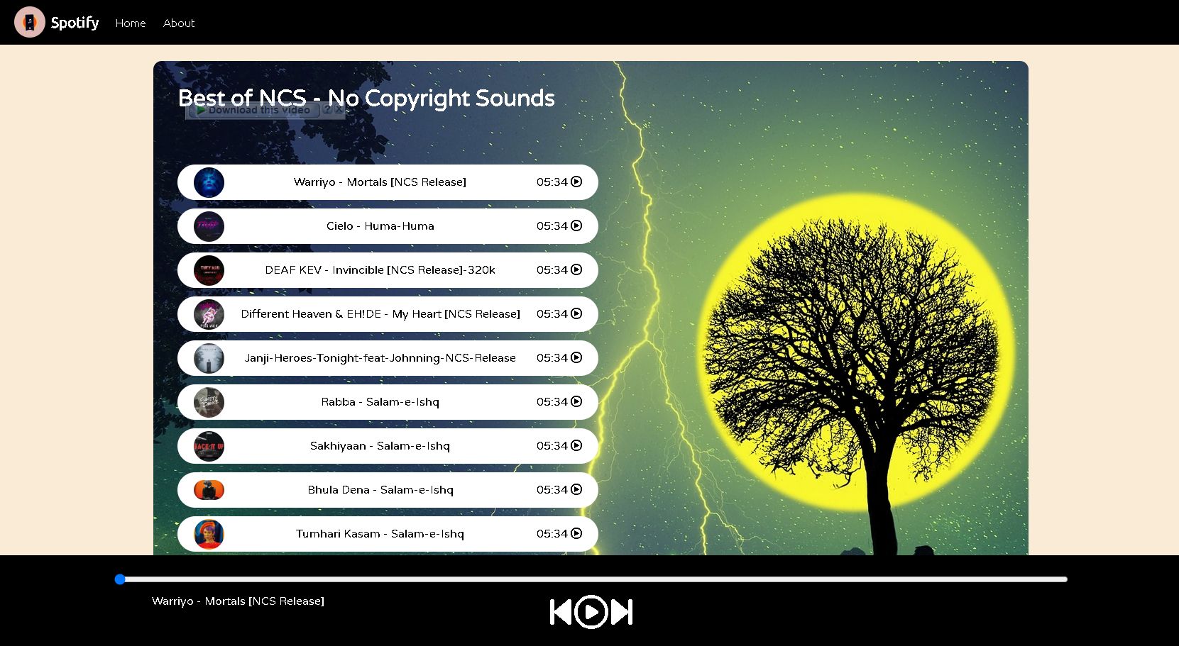 Spotify Clone